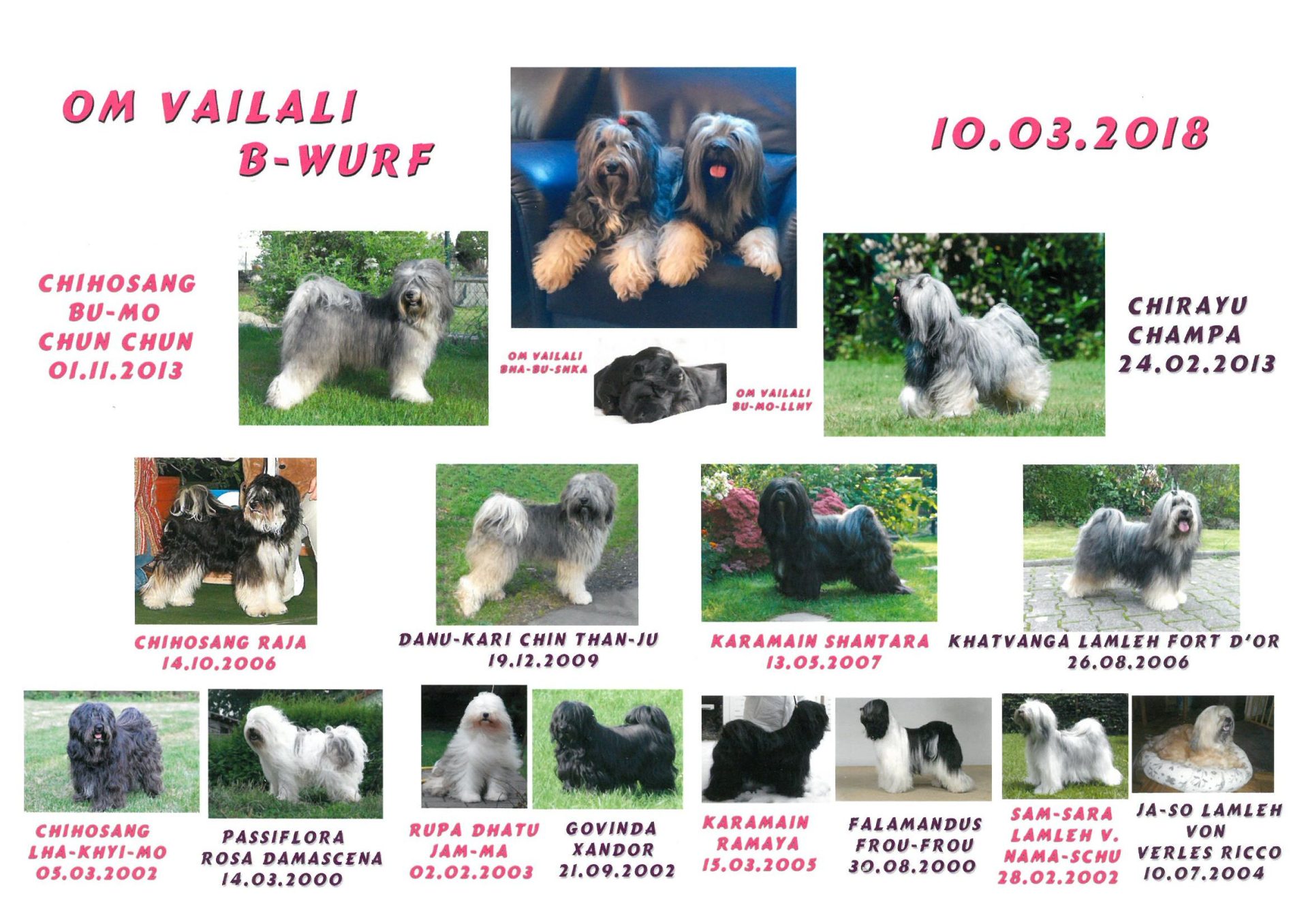 Om Vailali B-Wurf
